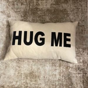 Pottery Barn Hug Me Throw Pillow
